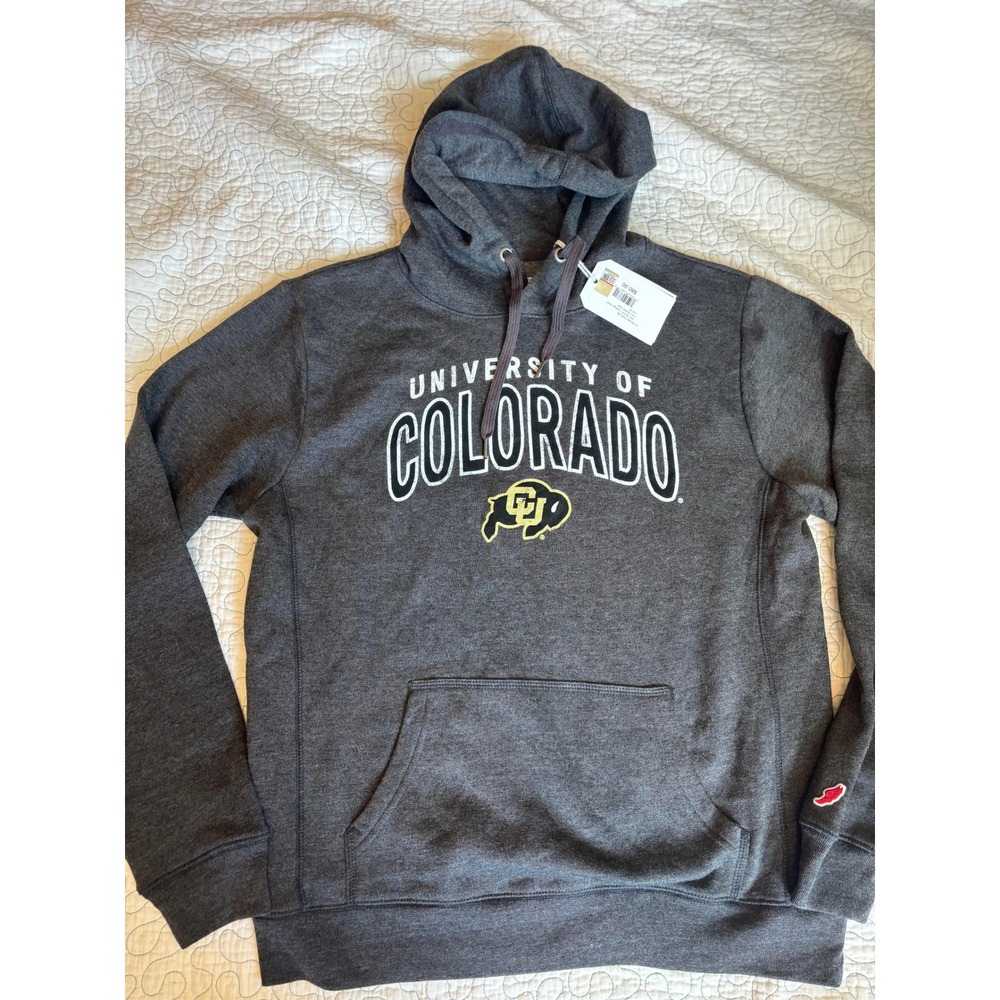 League 91 University of Colorado‎ Buffaloes Heritage Hoodie Heather Onyx Medium